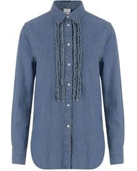 Aspesi - Denim Shirts - Lyst