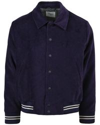 Circolo 1901 - Jassen ,Paars ,Katoen Varsity Corduroy Jacket - Lyst