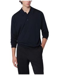 John Smedley - Truien & Vesten ,Blauw ,Wol Dorset Shirt - Lyst