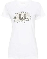 Liu Jo - Lässiges t-shirt für den alltag,lässiges t-shirt für männer und frauen - Lyst