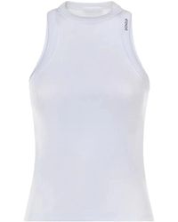 Dondup - Tops ,Wit ,Katoen Canotta Slim - Lyst