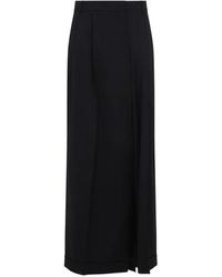 Moschino - Wool Long Skirt - Lyst