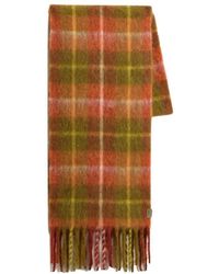 Woolrich - Kariertes mohair wollschal - Lyst