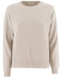 Le Tricot Perugia - Luxe Wol Zijde Blend Trui - Lyst