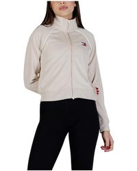 Tommy Hilfiger - Hoodies & Sweatvesten ,Polyester Interlock Knit Track Jacket - Lyst