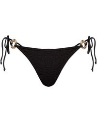 Bondeye - Badmode ,Zwart ,Nylon Ring Tie Side Vista Bikini Broekje - Lyst