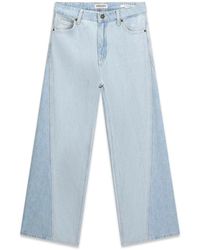 Guess - Jeans ,Blauw ,Katoen G11 Wide Leg Twisted - Lyst