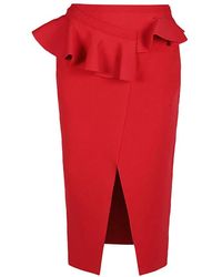 McQueen - Midi Skirts - Lyst