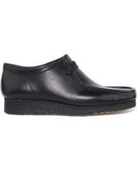 Clarks - Zwarte Wallabee Schoenen - Lyst