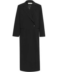 Inwear - Jassen ,Zwart ,Wol Zwarte Lange Blazer Jas - Lyst