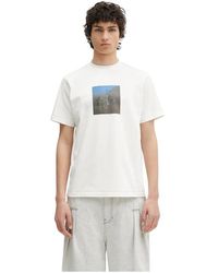 Adererror - Tops ,Wit ,Katoen Katoenen T-Shirt - Lyst