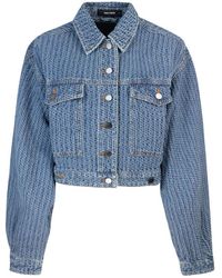 Daily Paper - Blaue Denim Lässiger Mantel - Lyst