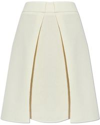 Marni - Rokken ,Wol Wollen Crêpe Midi Rok - Lyst