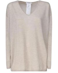 Max Mara - Luxuriöser Cashmere V-Neck Jumper - Lyst