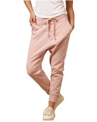 Mason's - Pantalones chino jogger rosa de corte relajado - Lyst