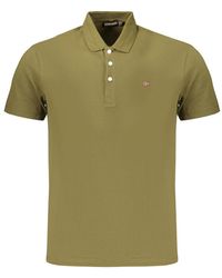 Napapijri - Tops ,Groen ,Polo Shirt Met Korte Mouwen - Lyst