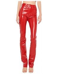 Norma Kamali - Slim-Fit Trousers - Lyst