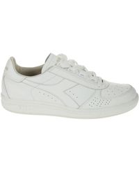 Diadora - Schoenen ,Wit ,Leer Witte Leren Sport Sneakers - Lyst
