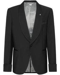 Billionaire - Jassen ,Zwart ,Wol Wollen En Satijnen Regular-Fit Smoking Blazer - Lyst