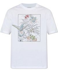 Etro - T-Shirt Met Print - Lyst