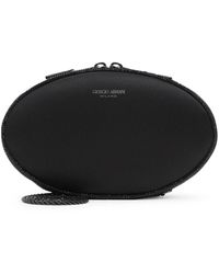 Giorgio Armani - Elegante nero clutch bag - Lyst