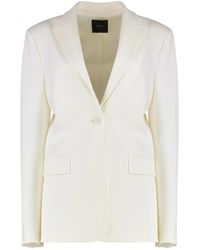 Pinko - Getailleerde Slim Fit Blazer Jas - Lyst