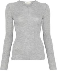 KHAITE - V-Neck Knitwear - Lyst