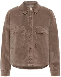 Cream - Light Jackets - Lyst