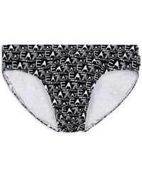 EA7 - Badmode ,Zwart ,Zwarte Beachwear Van Ea 7 - Lyst