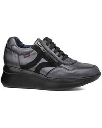 Callaghan - Suède Zip Sneakers Met Rubberen Zool - Lyst
