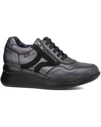 Callaghan - Suède Zip Sneakers Met Rubberen Zool - Lyst