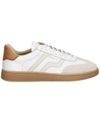 GANT - Schoenen ,Wit ,Leer Cuzmo Sneaker - Lyst