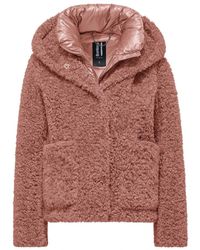 Bomboogie - Eleganza Bimaterico Invernale Short Coat - Lyst
