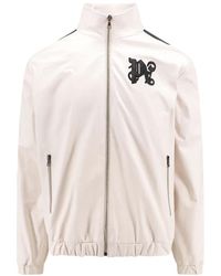 Palm Angels - Giacca in pelle monogram - Lyst
