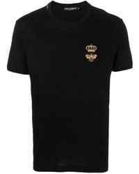 Dolce & Gabbana - T-Shirt Con Motivo - Lyst