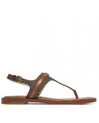 Michael Kors - Mandy Signature Logo Sandal - Lyst