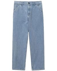 Carhartt - Jeans blu stone sbiancato - Lyst