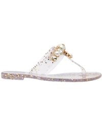 Casadei - Sandale Jelly T-bar Thong - Lyst