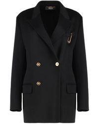 Versace - Double-Breasted Coats - Lyst