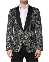 Dolce & Gabbana - Jazz Club Silk Single Breasted Blazer - Lyst