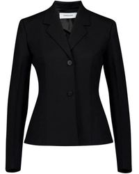 Ferragamo - Wollen Blazer Met Cut-Out Design - Lyst
