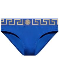 Versace - Badmode ,Blauw ,Zwembroek - Lyst