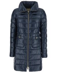 Herno - Jassen ,Blauw ,Lange Donsjas - Lyst