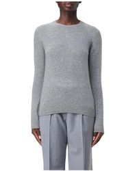 Theory - Blaue Kaschmir Pullover Damen Elegant - Lyst