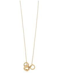 COACH - Brass Necklace - Lyst