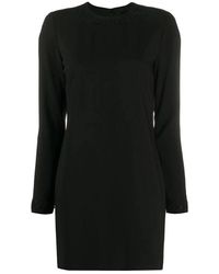 DSquared² - Zwarte Midi Jurk Met Stijl S75Cv0229S52503900 - Lyst