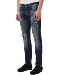7 For All Mankind Slim Fit Jeans - - Heren - Blauw