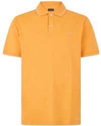 Paul & Shark - Tops ,Oranje ,Katoen Katoenen Polo - Lyst