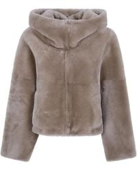Blancha - Faux Fur &Amp; Shearling Jassen - Lyst