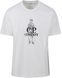 C.P. Company - 1020 jersey british sailor t-shirt - Lyst